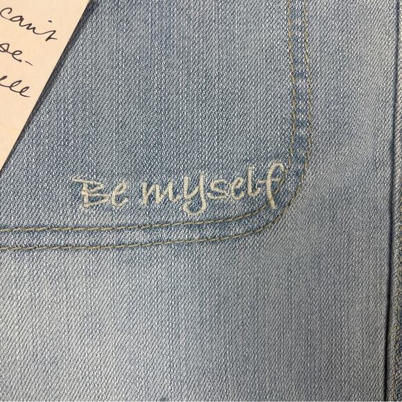 Sheryl Crow “Be Myself” Cropped Jeans Size 10 NWT - Picture 3 of 8